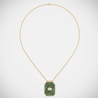 Marie Lichtenberg Raiz'in Raiz'in Scapular Glitter Midnight Green 40mm