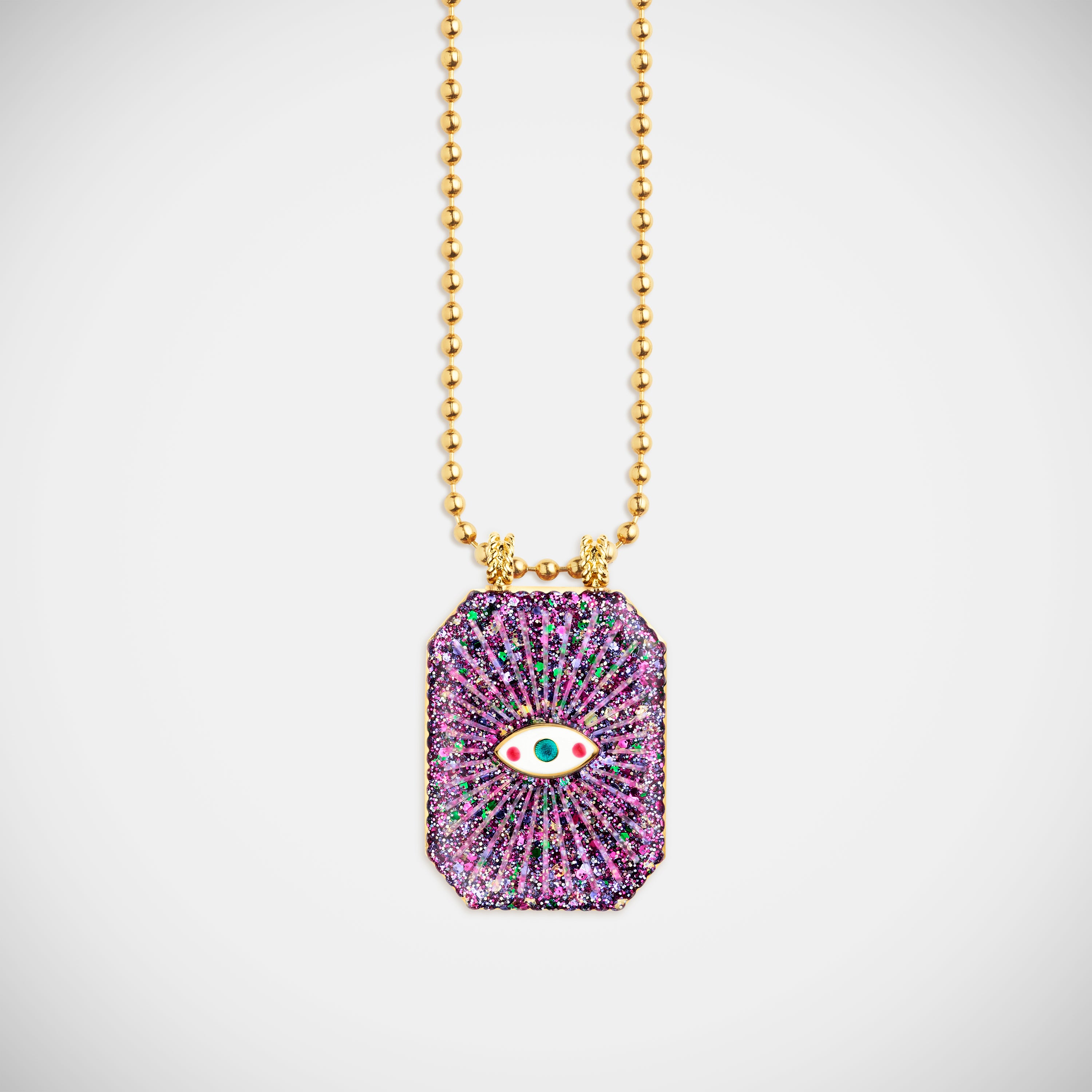 Marie Lichtenberg Raiz'in Raiz'in Scapular Glitter Purple 28mm