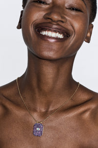 Marie Lichtenberg Raiz'in Raiz'in Scapular Glitter Purple 28mm