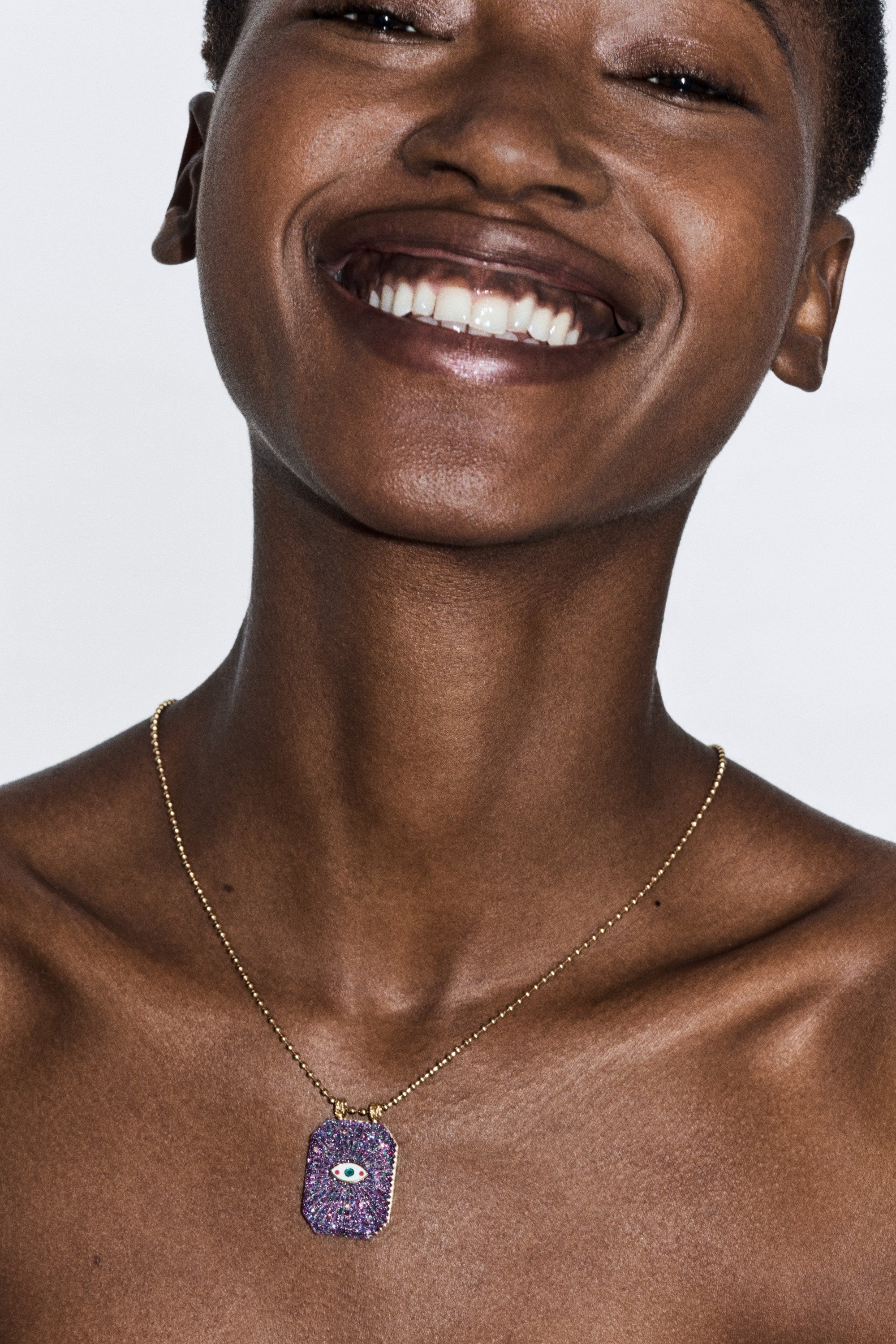 Marie Lichtenberg Raiz'in Raiz'in Scapular Glitter Purple 28mm