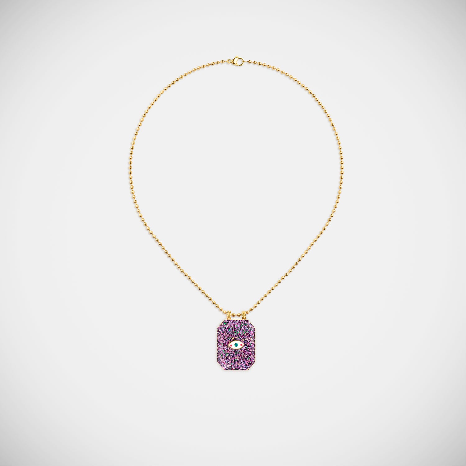 Marie Lichtenberg Raiz'in Raiz'in Scapular Glitter Purple 28mm