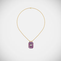 Marie Lichtenberg Raiz'in Raiz'in Scapular Glitter Purple 28mm