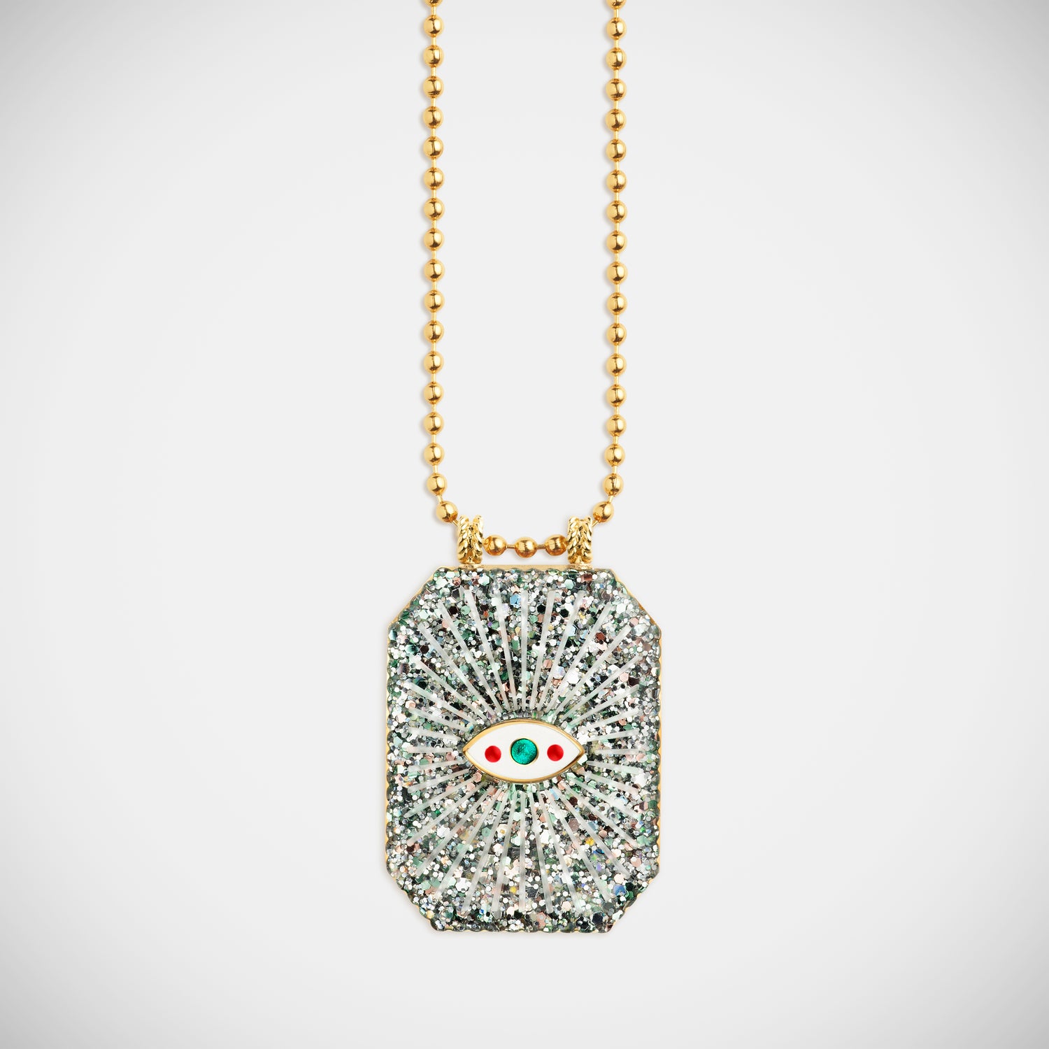 Marie Lichtenberg Raiz'in Raiz'in Scapular Glitter Silver 34mm