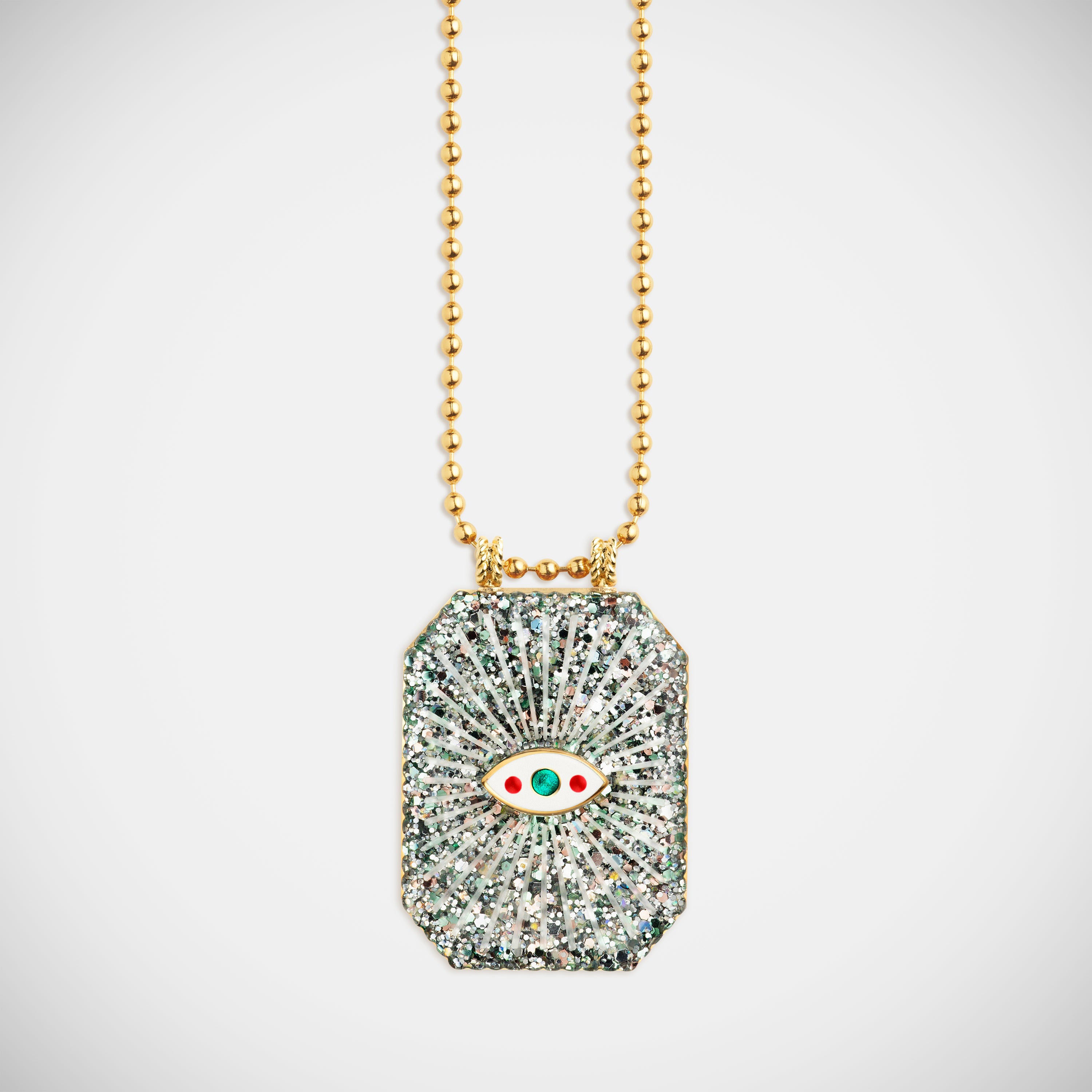 Marie Lichtenberg Raiz'in Raiz'in Scapular Glitter Silver 34mm