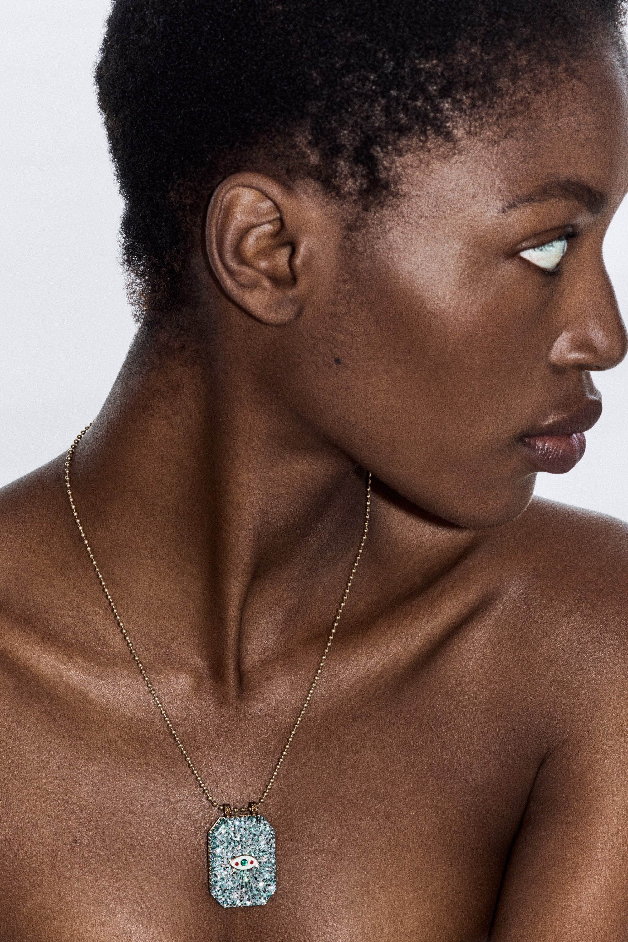 Marie Lichtenberg Raiz'in Raiz'in Scapular Glitter Silver 34mm