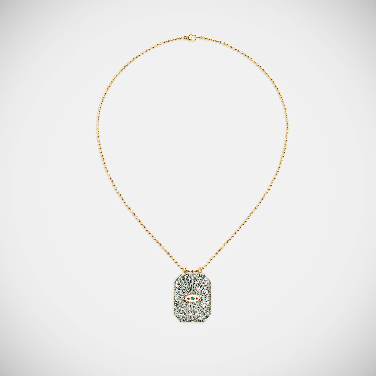 Marie Lichtenberg Raiz'in Raiz'in Scapular Glitter Silver 34mm