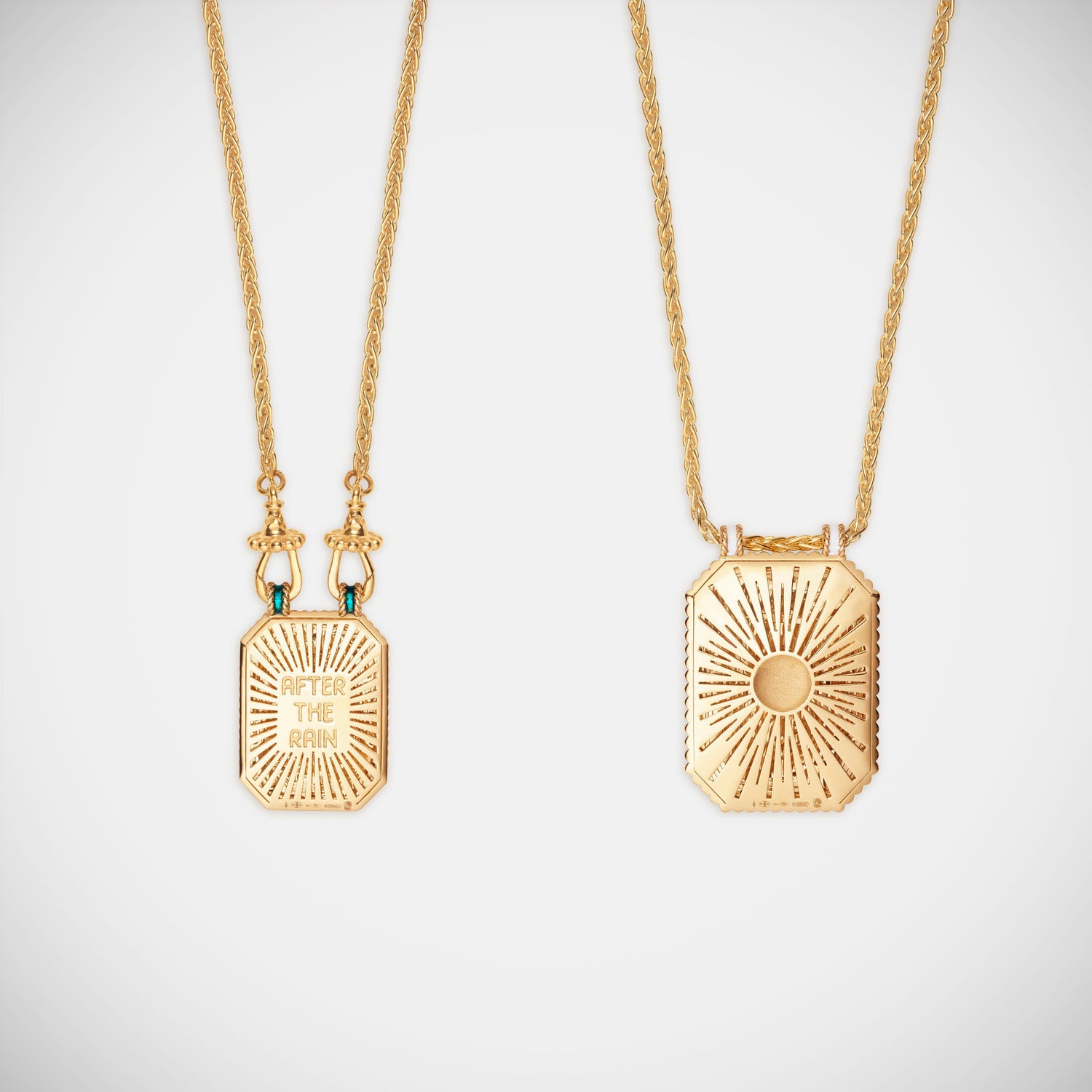 Marie Lichtenberg Staging Scapulaires After the rain comes the rainbow double scapular