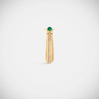 Marie Lichtenberg Staging Earring Baba Large Emerald Earring