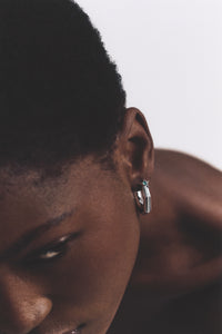 Marie Lichtenberg Staging Earring Baba Large Emerald Earring White Gold