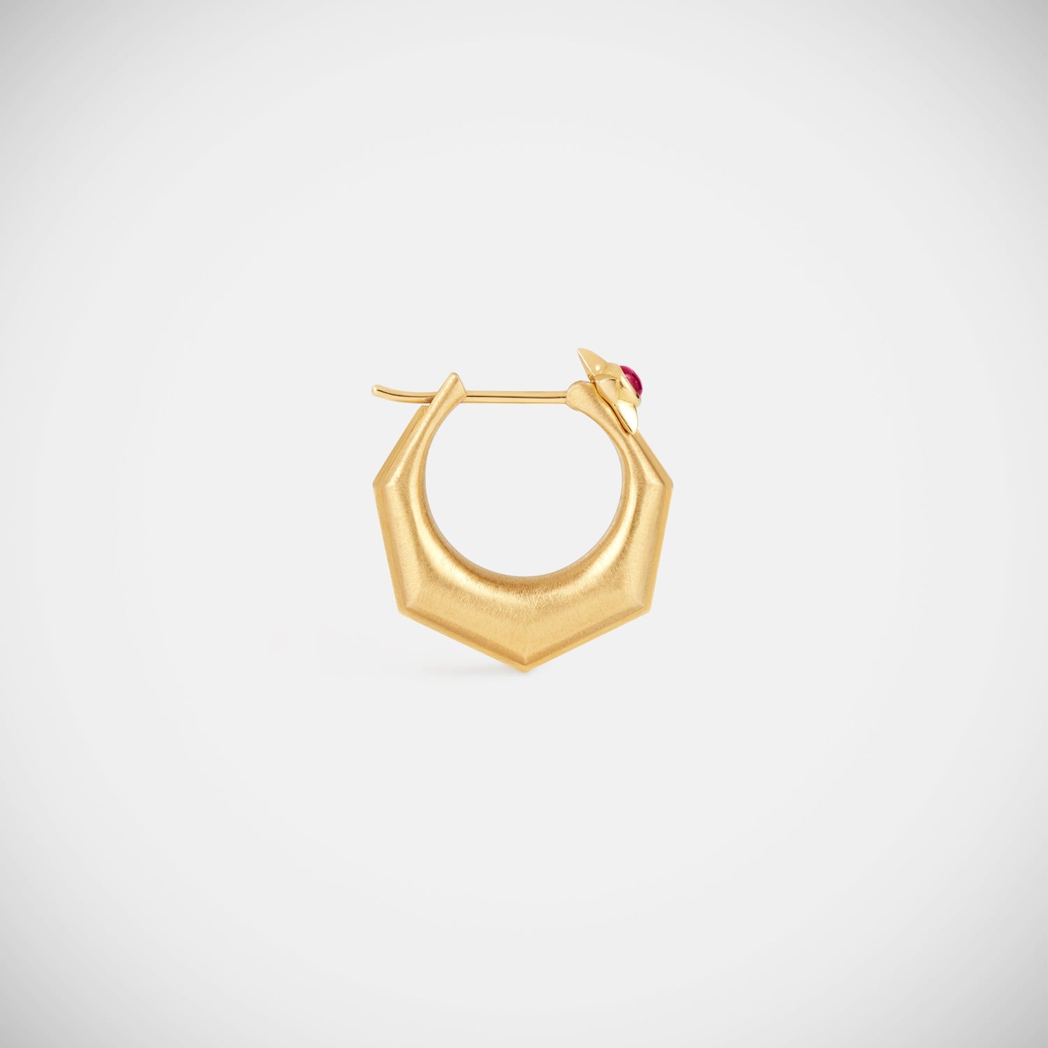 Marie Lichtenberg Staging Earring Baba Medium Ruby Earring