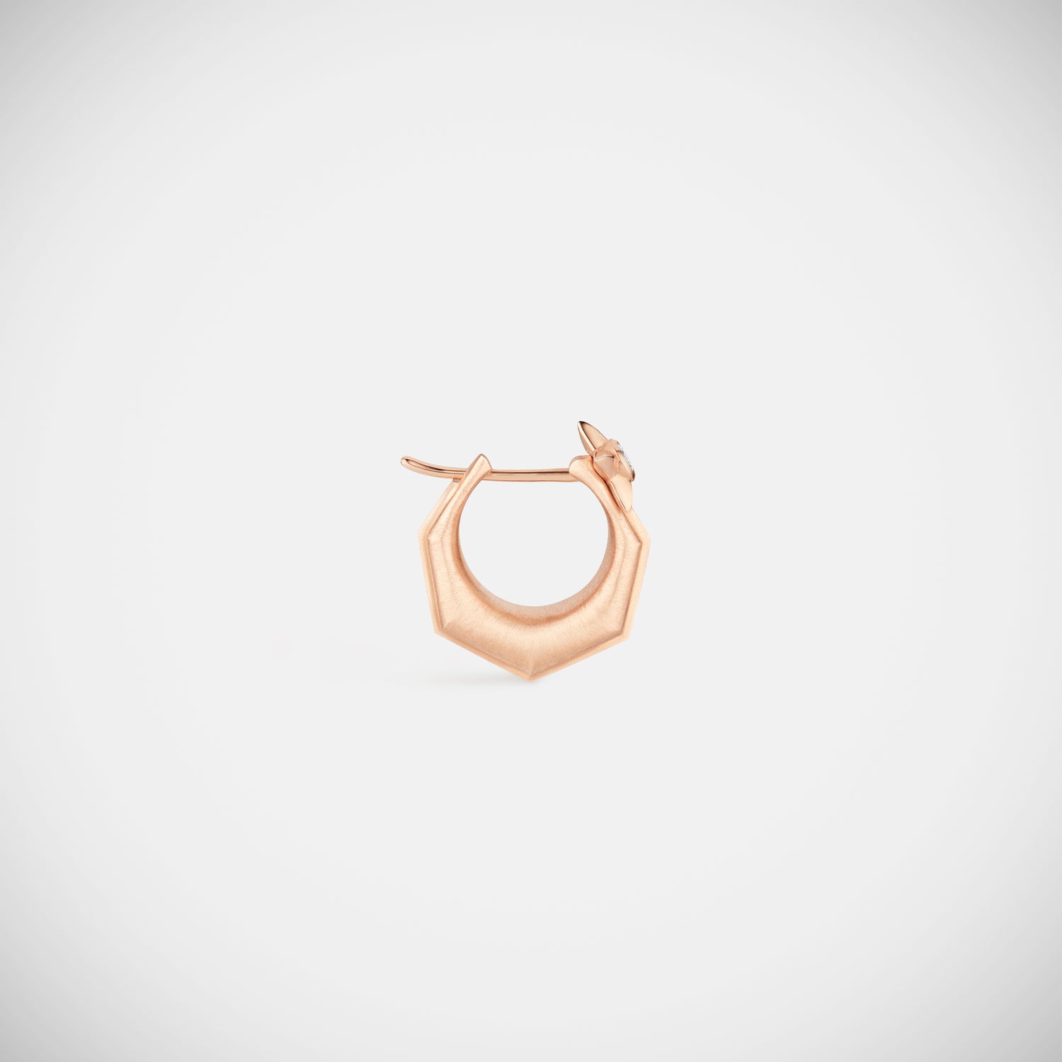 Marie Lichtenberg Staging Earring Baba Small Diamond Earring Rose Gold