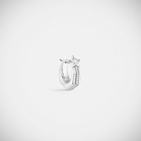 Marie Lichtenberg Staging Earring Baba Small Diamond Earring White Gold