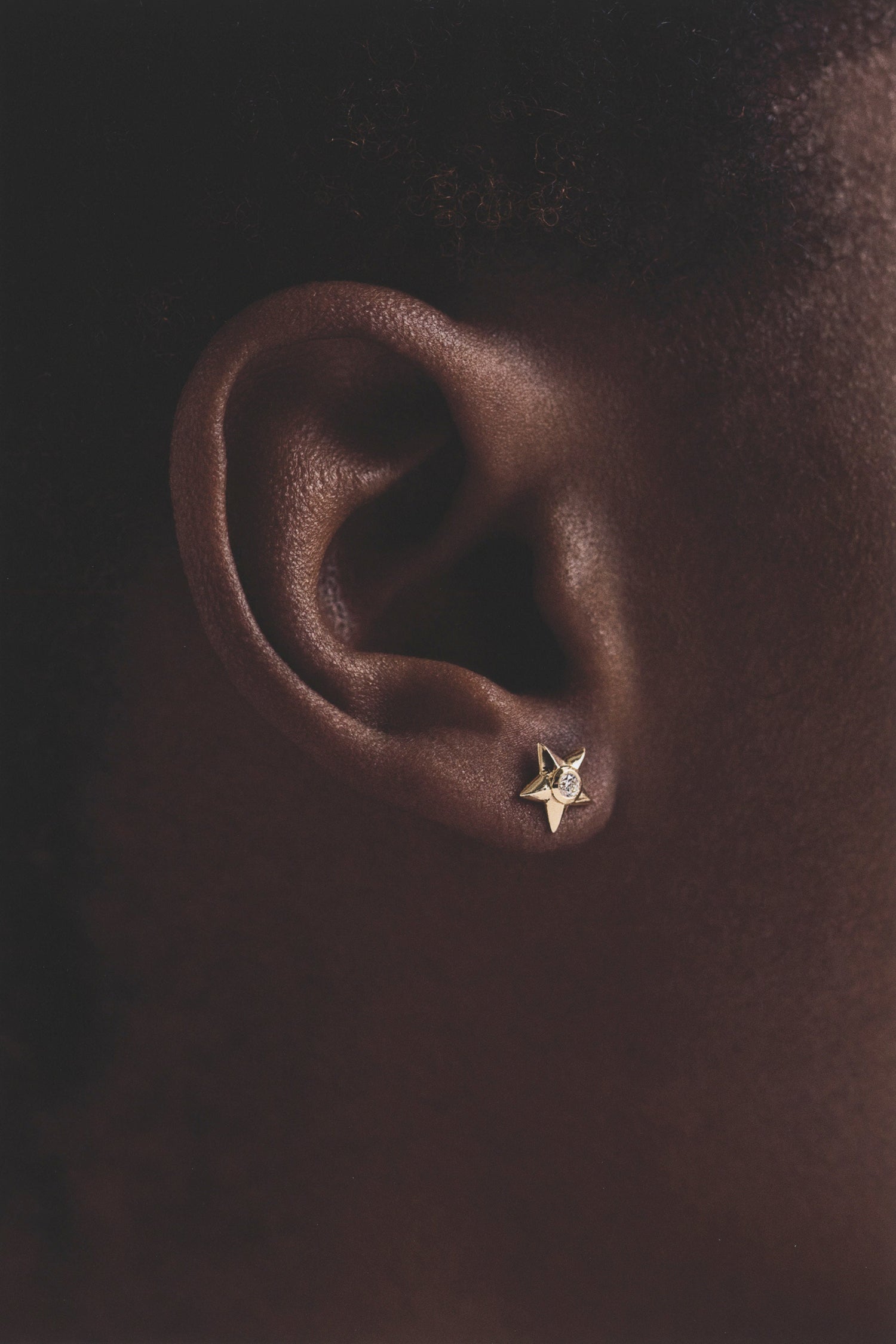 Marie Lichtenberg Staging Earring Baba Stud Diamond Earring