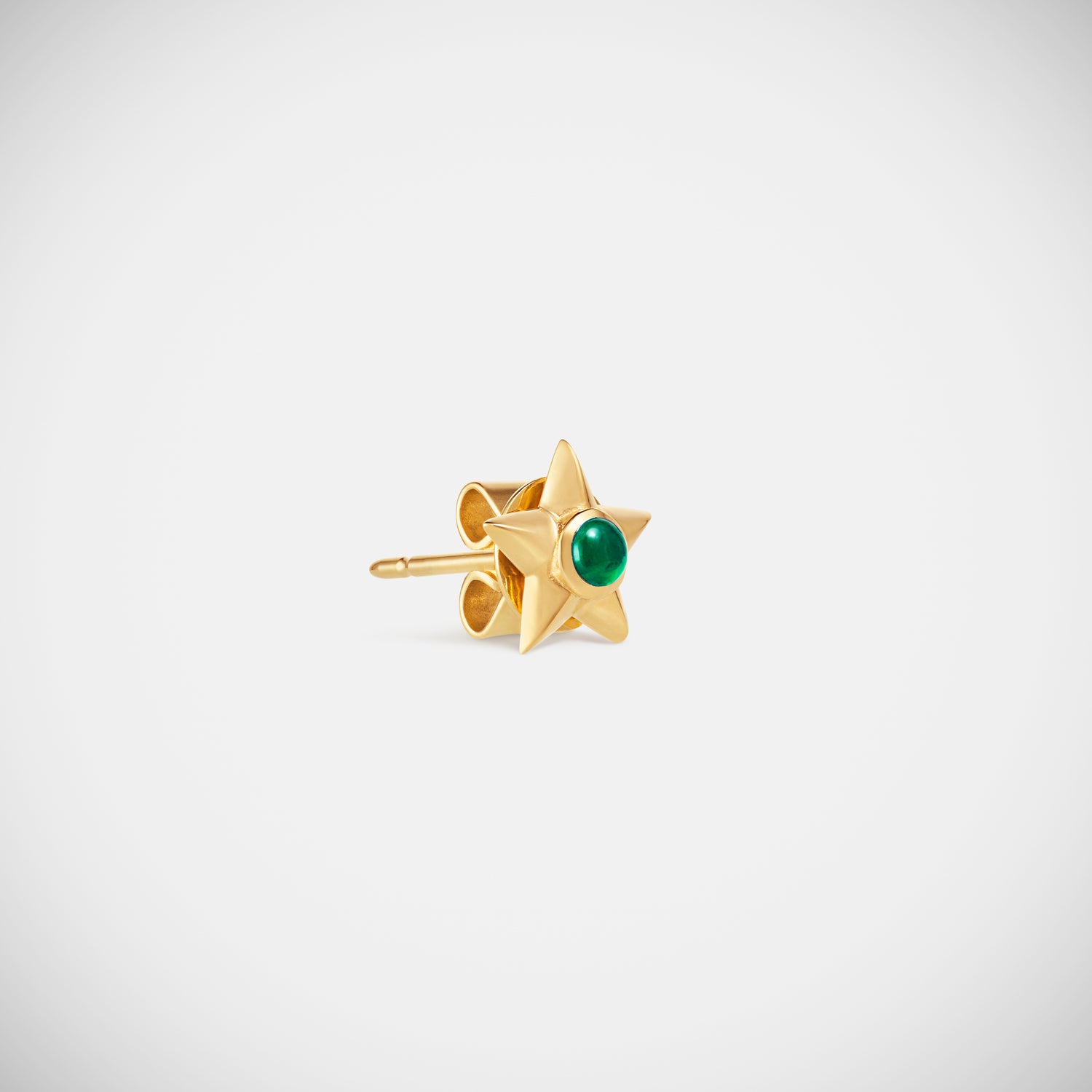 Marie Lichtenberg Staging Earring Baba Stud Emerald Earring
