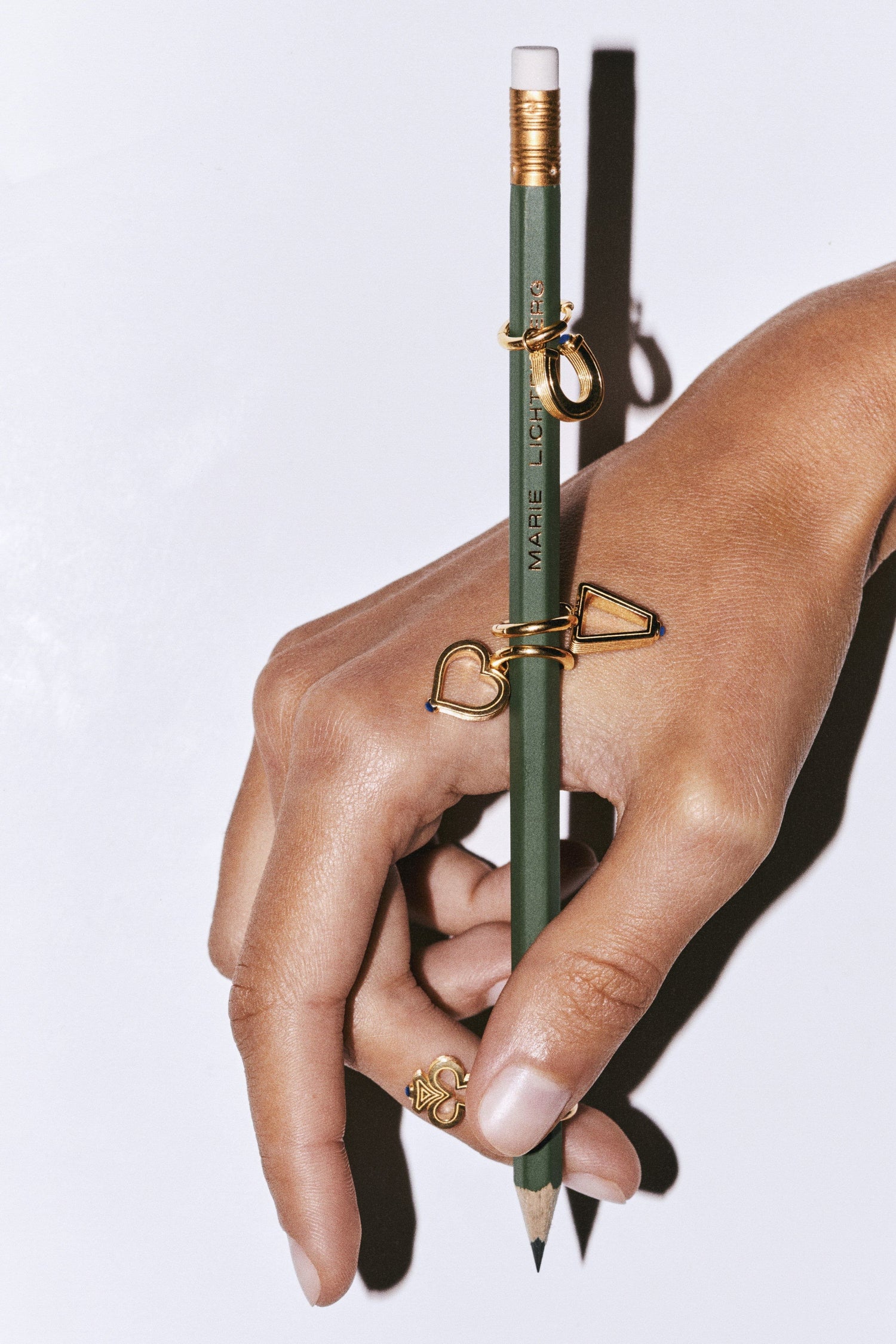 Marie Lichtenberg Staging Earring Baby charm Triangle earring