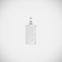 Marie Lichtenberg Staging Charm Baby Weight Pendant White Gold