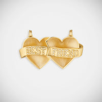 Marie Lichtenberg Staging Charm Best Friend charms on Gourmette Chains