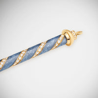 Marie Lichtenberg Staging Pendant Candy Cane Blue