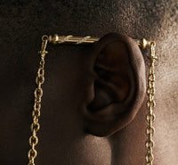 Marie Lichtenberg Staging Pendant Candy Cane Gold