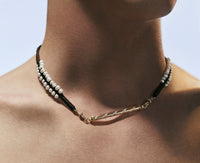 Marie Lichtenberg Staging Pendant Candy Cane Gold