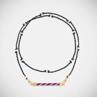 Marie Lichtenberg Staging Pendant Candy Cane Purple