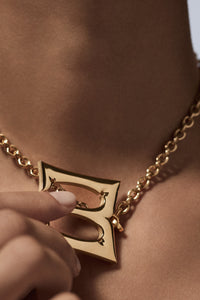 Marie Lichtenberg Staging Pendant Custom Jumbo Letter Charm