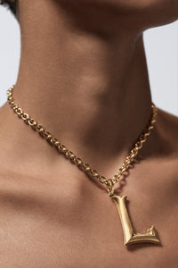 Marie Lichtenberg Staging Pendant Custom Jumbo Letter Charm