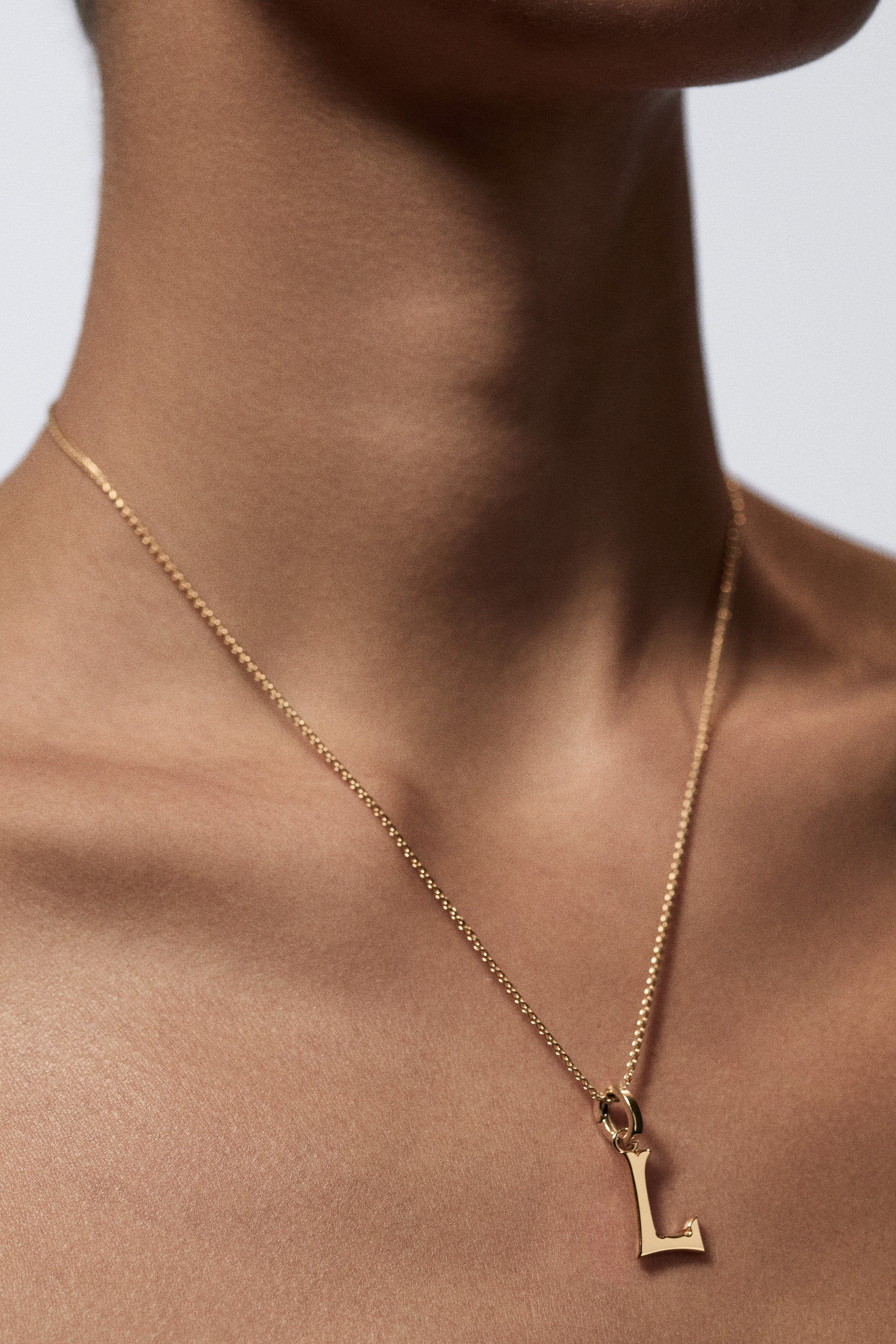 Marie Lichtenberg Staging Pendant Custom Letter Charm