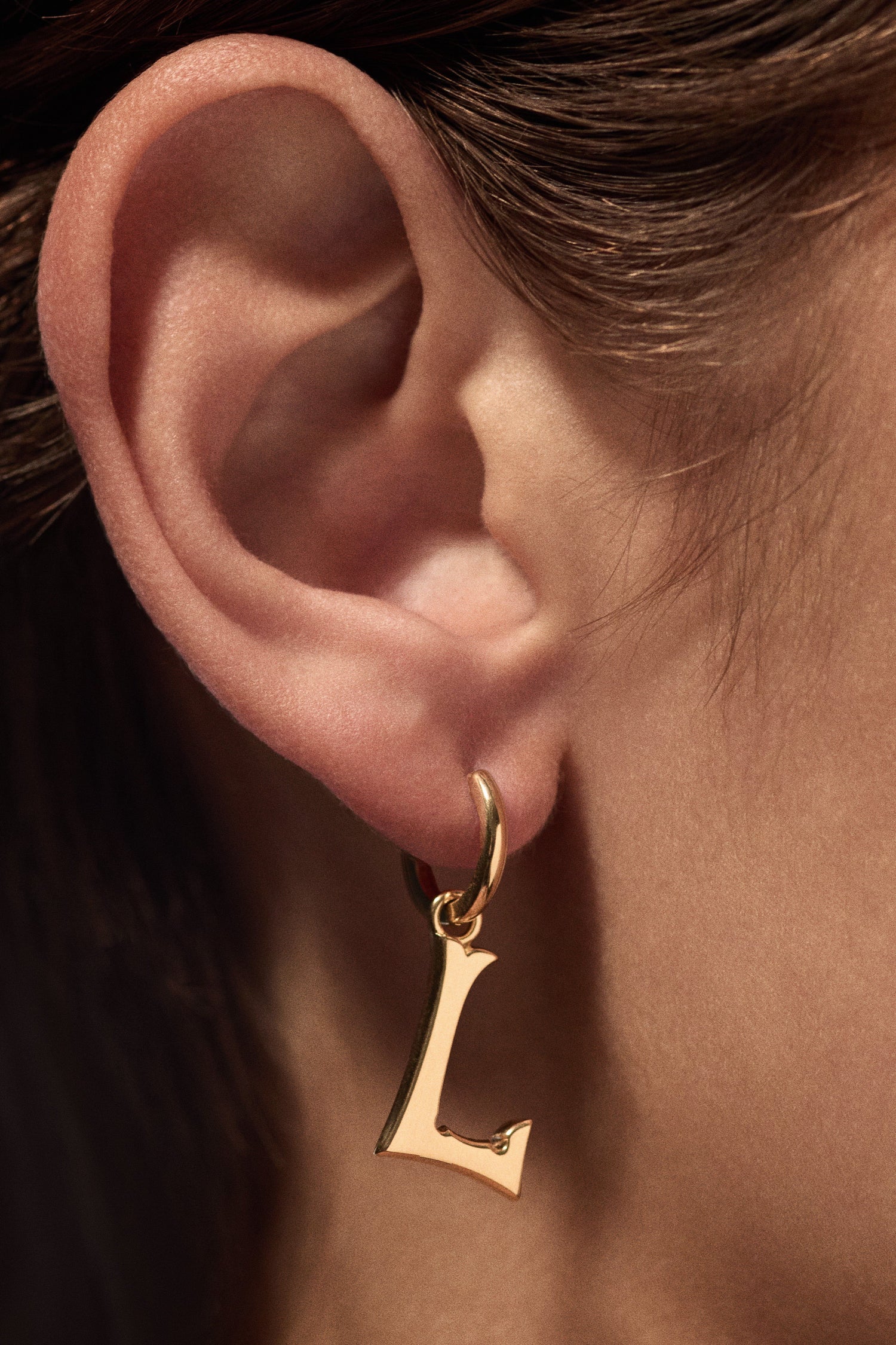 Marie Lichtenberg Staging Pendant Custom Letter Charm