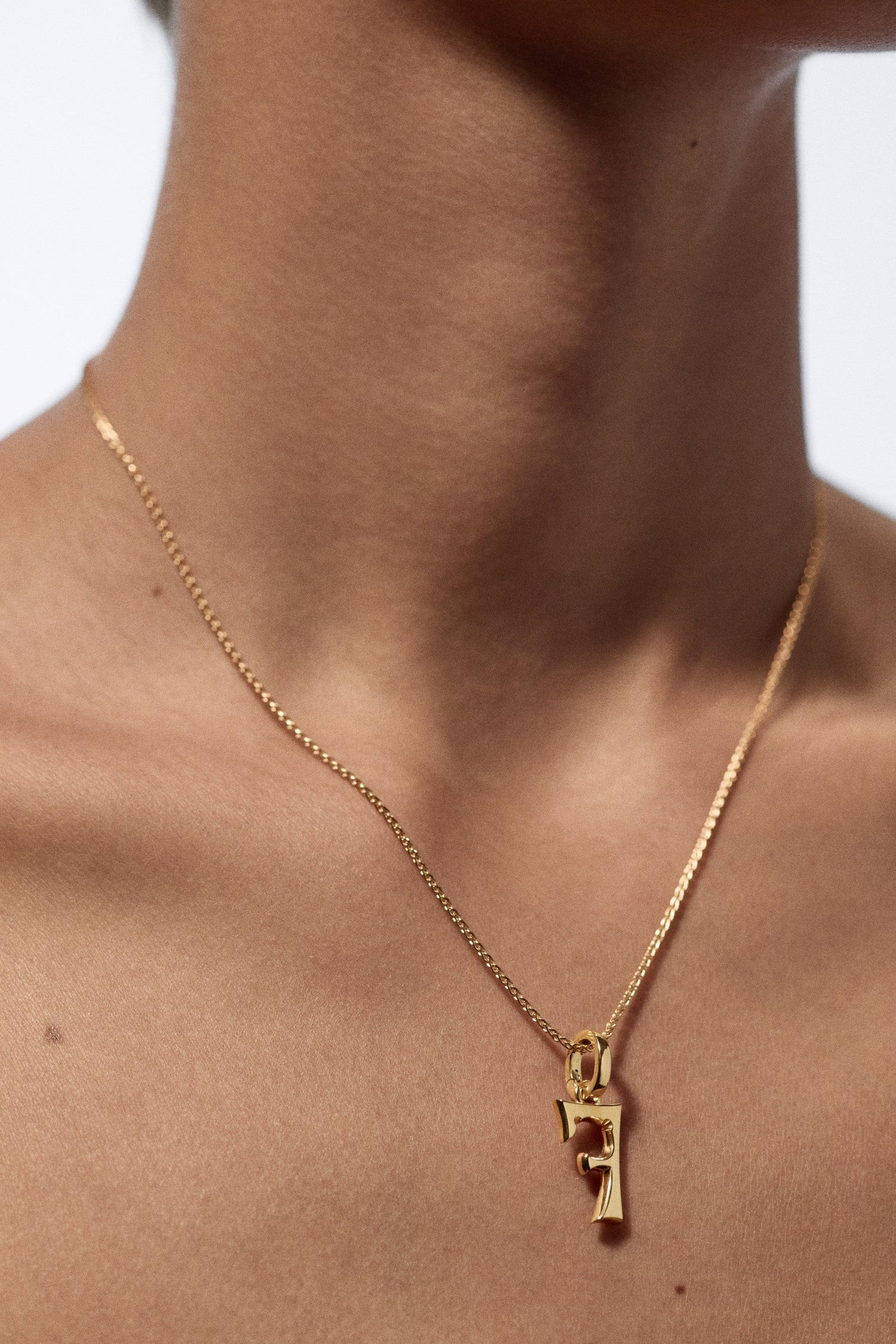 Marie Lichtenberg Staging Pendant Custom Number Charm