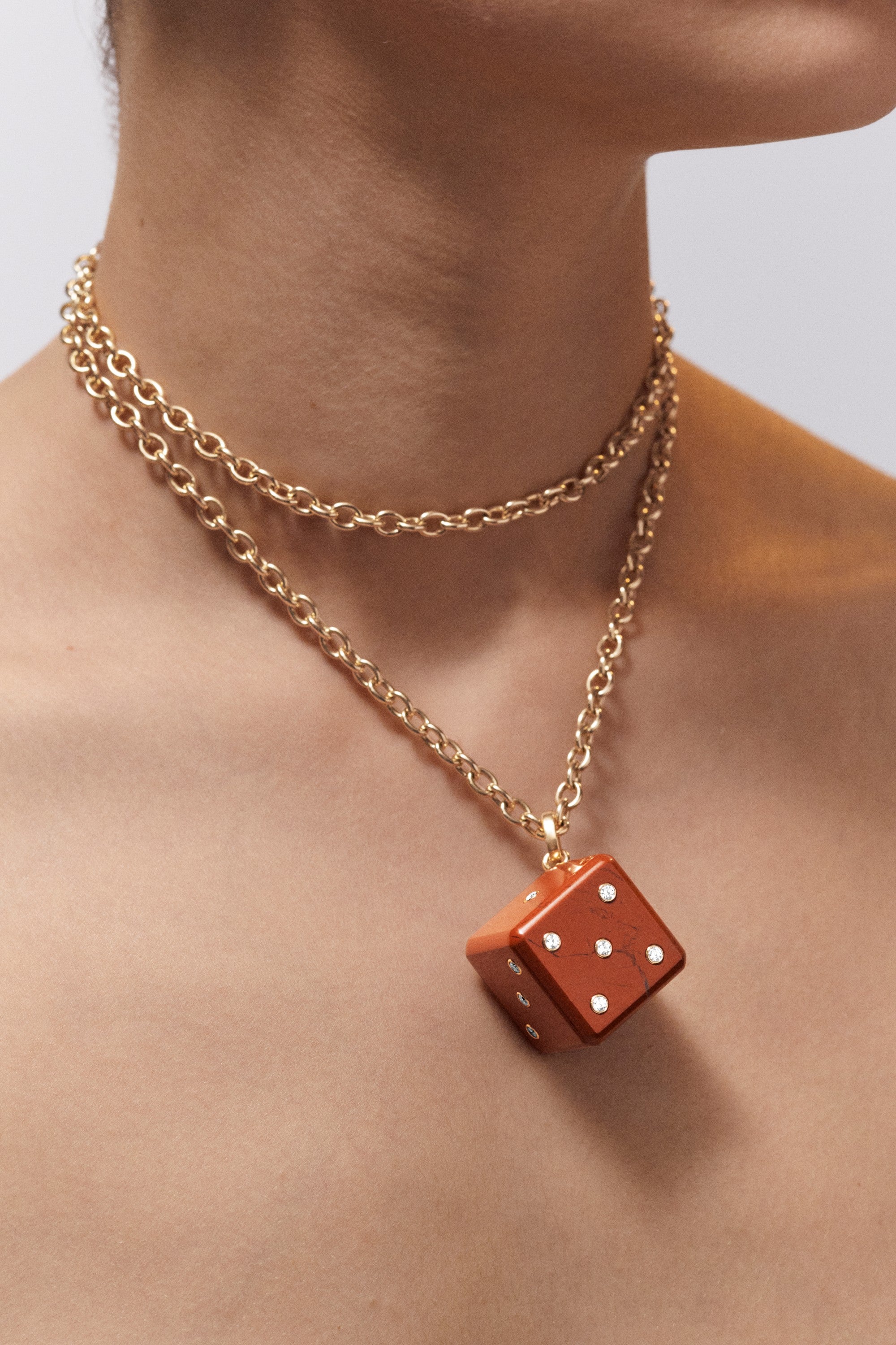 Marie Lichtenberg Staging Pendant Dado Jasper Jumbo charm