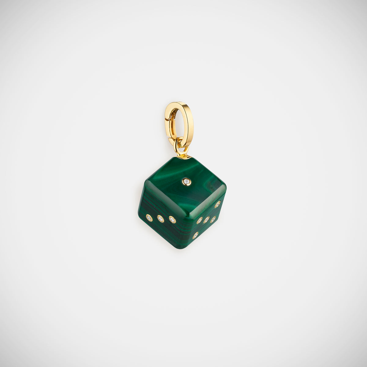 Marie Lichtenberg Staging Charm Dado Malachite charm 13mm