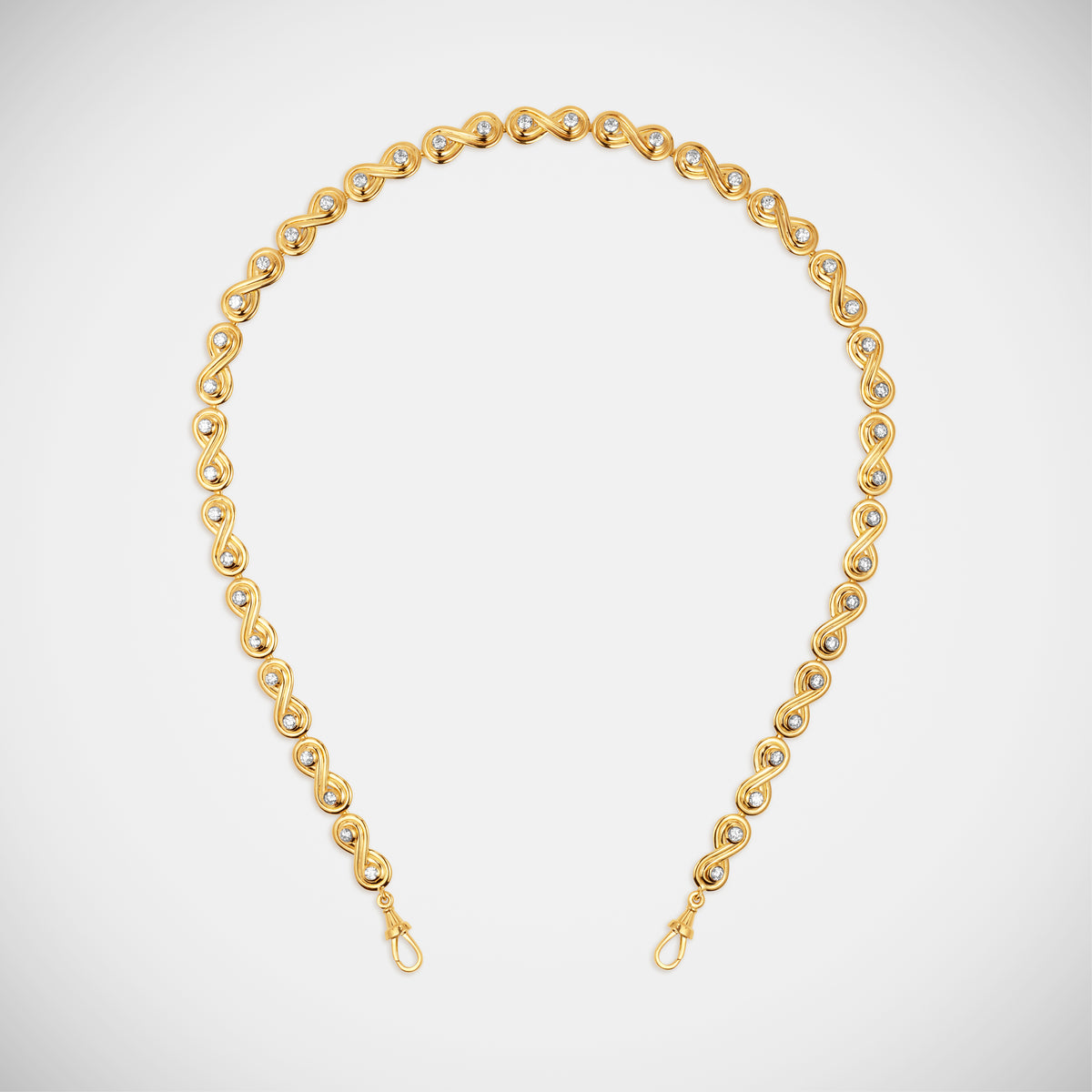 Marie Lichtenberg Staging Chain Diamond Forever Chain 43cm