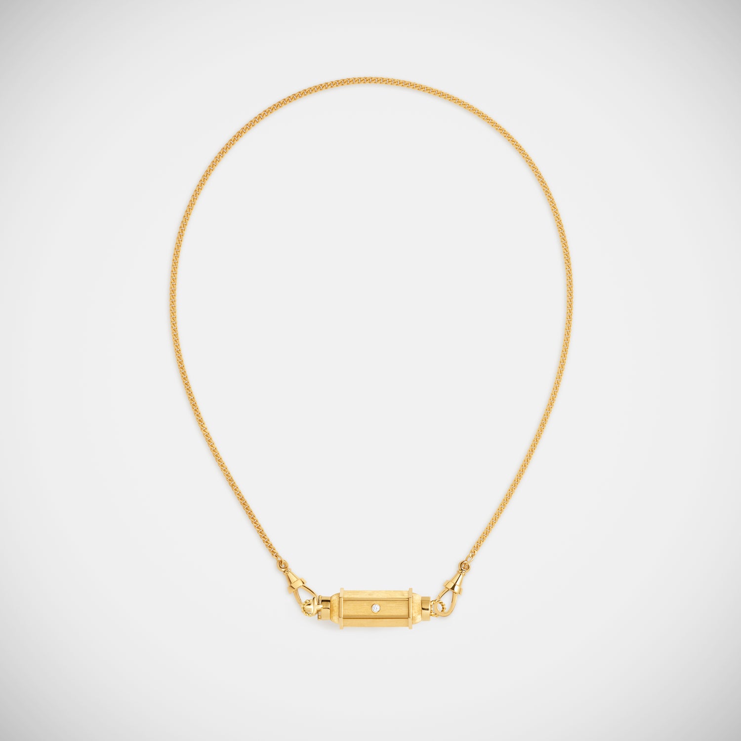 Marie Lichtenberg Staging Baby locket Diamond Gold Baby locket Necklace