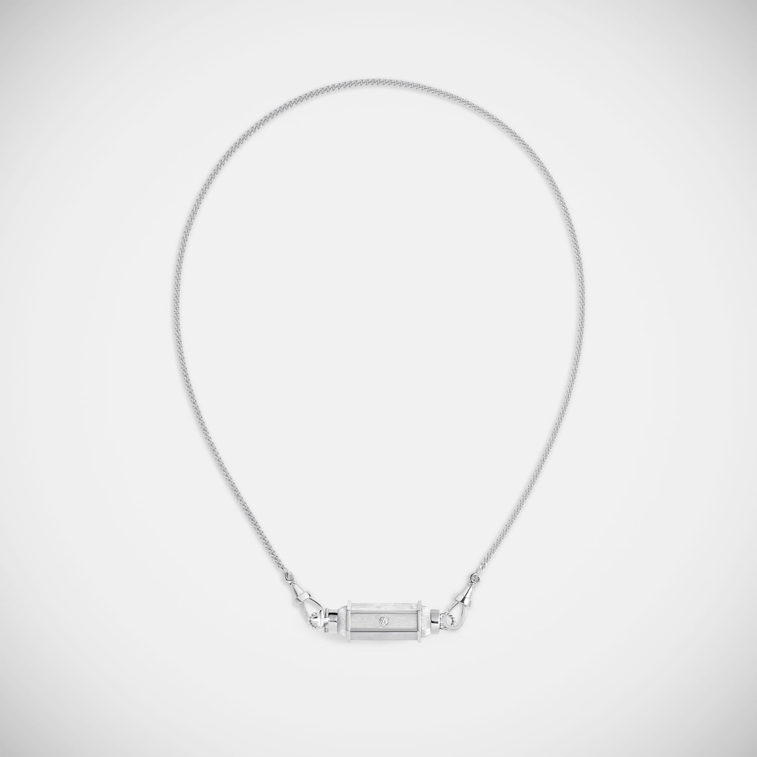 Marie Lichtenberg Staging Baby locket Diamond White Gold Baby locket Necklace