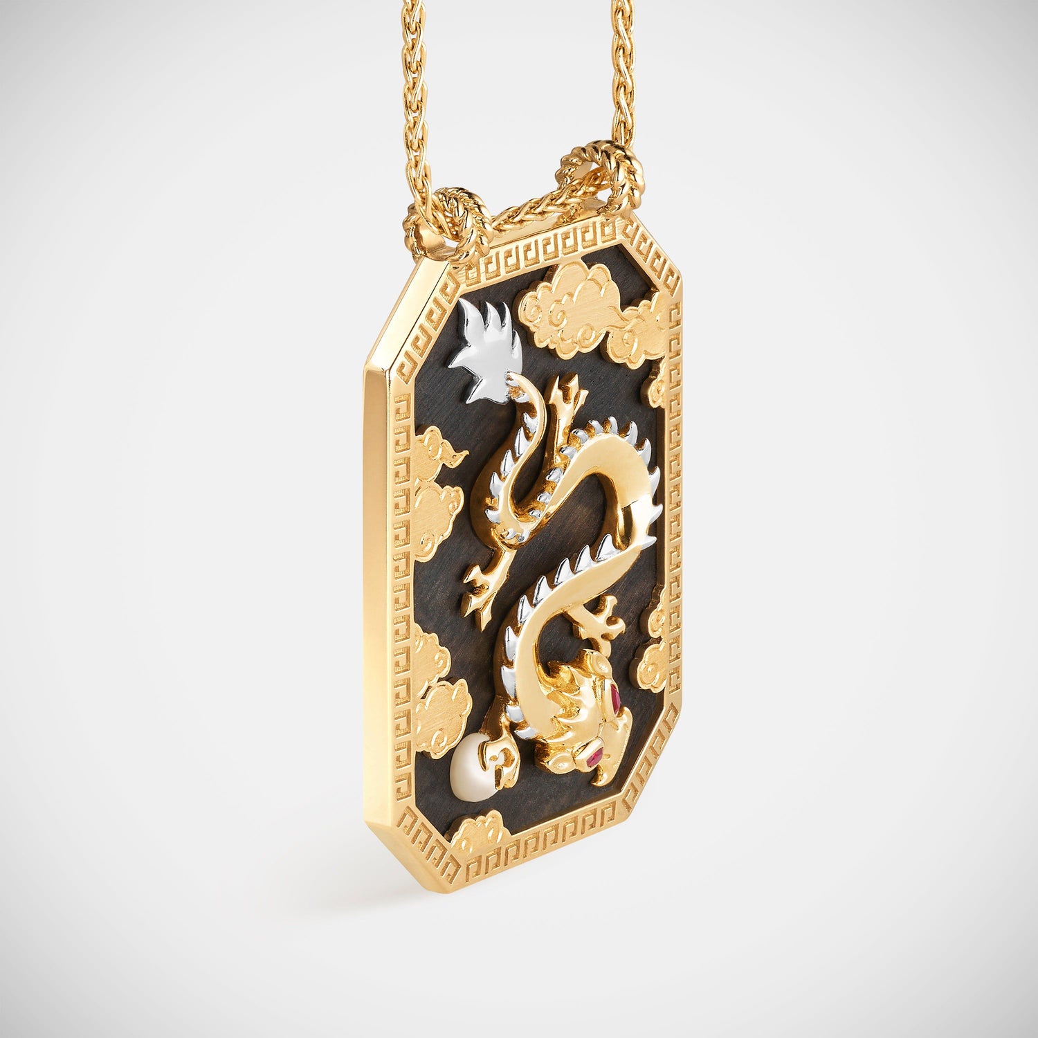 Marie Lichtenberg Staging Scapulaires Dragon Ebony Scapular