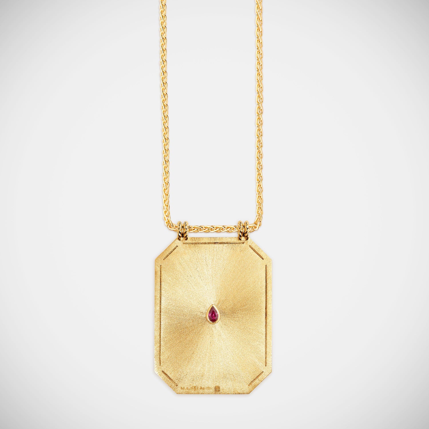 Marie Lichtenberg Staging Scapulaires Dragon Gold Scapular