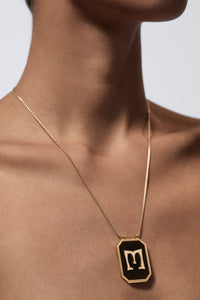 Marie Lichtenberg Staging Scapulaires Ebony Custom Letter Scapular