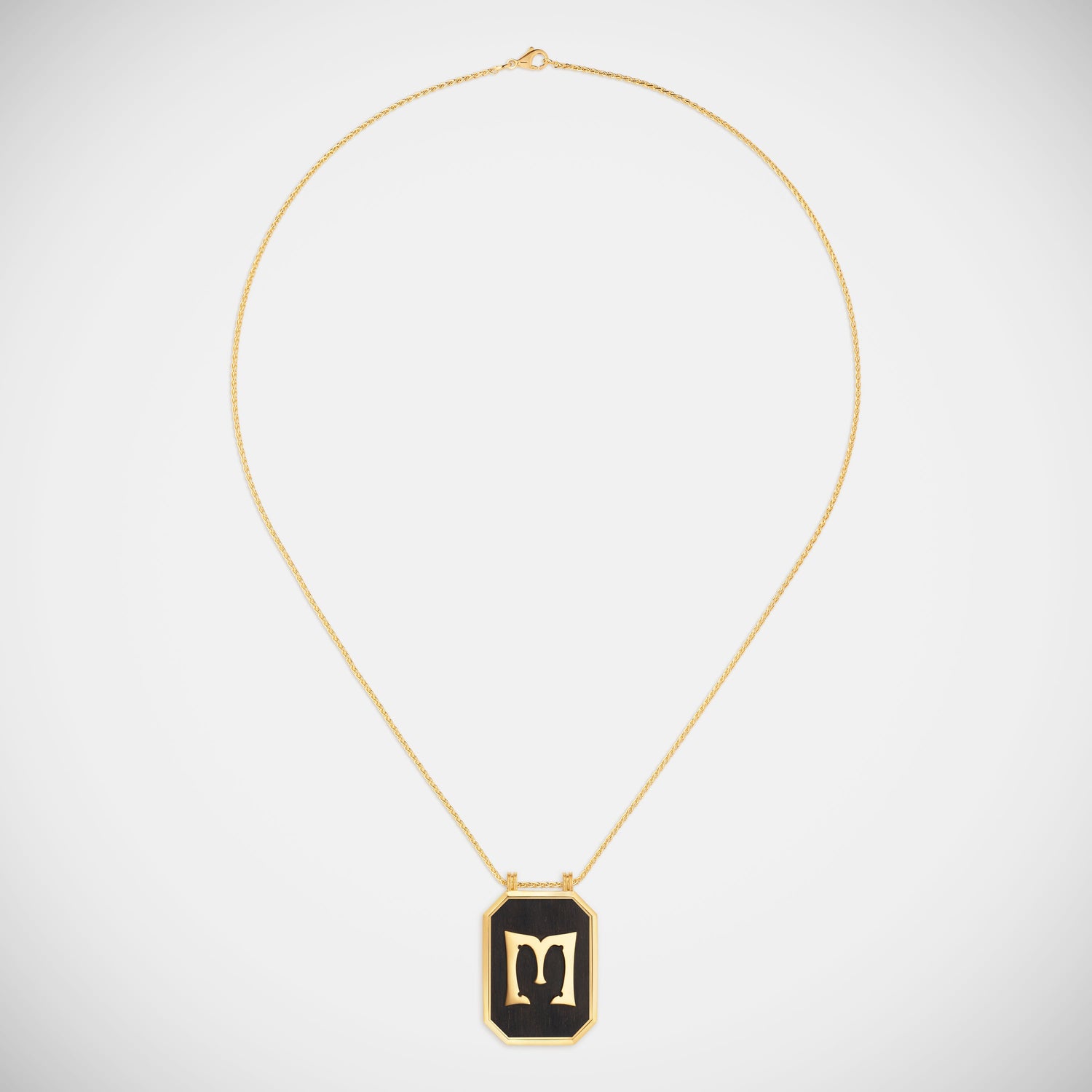 Marie Lichtenberg Staging Scapulaires Ebony Custom Letter Scapular