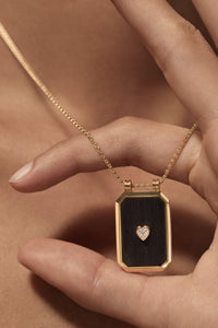 Marie Lichtenberg Staging Scapulaires Ebony Heart Scapular