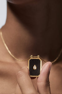 Marie Lichtenberg Staging Scapulaires Ebony Pear Scapular