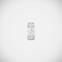 Marie Lichtenberg Staging Earring Ecrou coco earring Diamonds medium White Gold