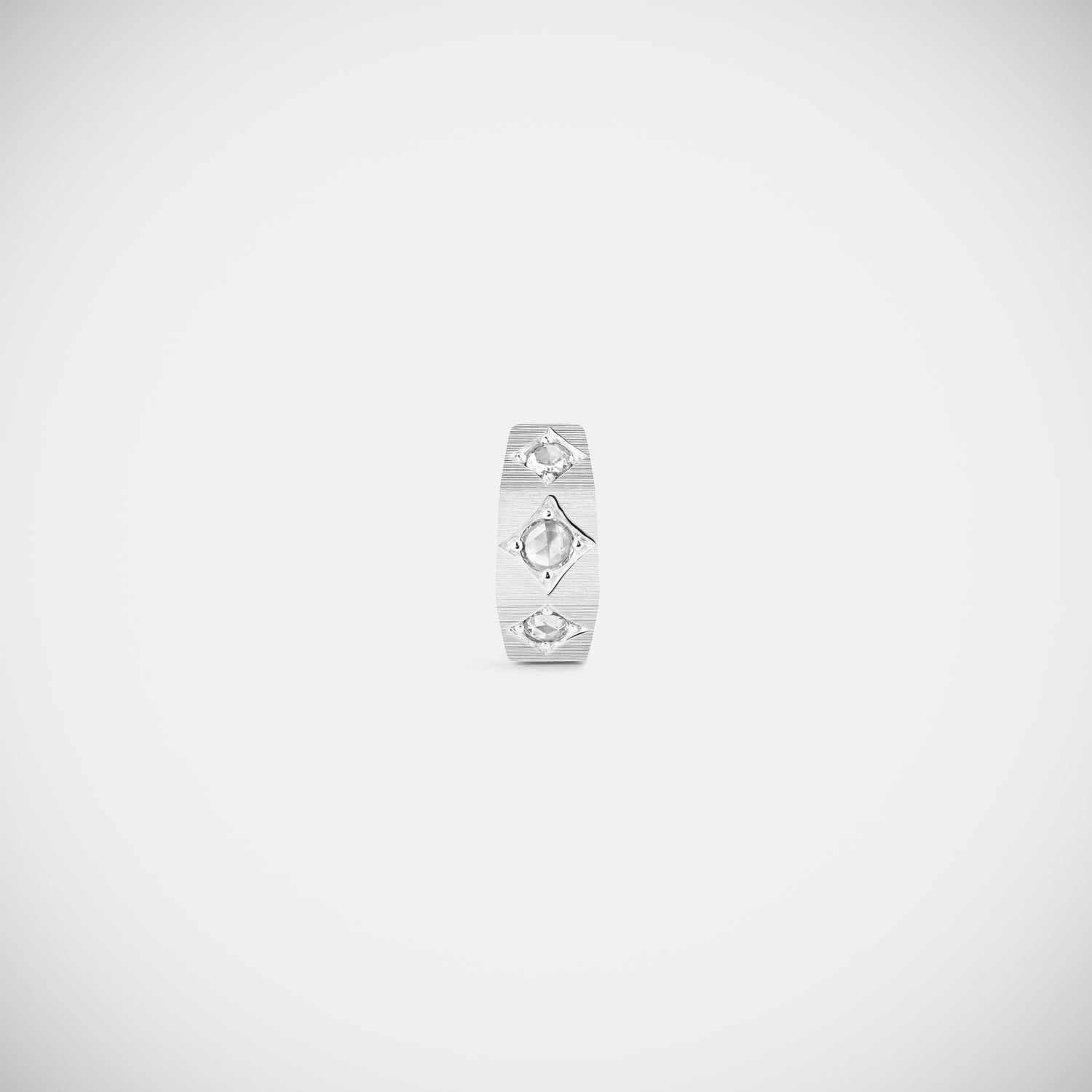 Marie Lichtenberg Staging Earring Ecrou coco earring Diamonds small White Gold