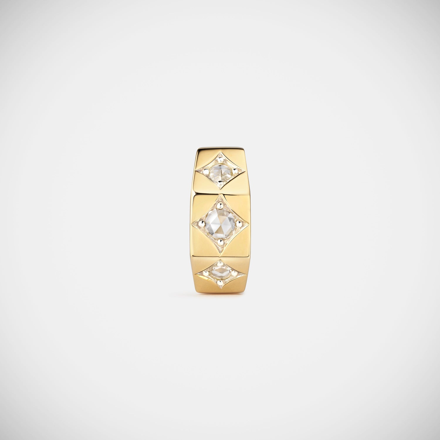 Marie Lichtenberg Staging Earring Ecrou earring Diamonds large