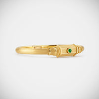 Marie Lichtenberg Staging Bracelet Emerald Baby Locket Bracelet