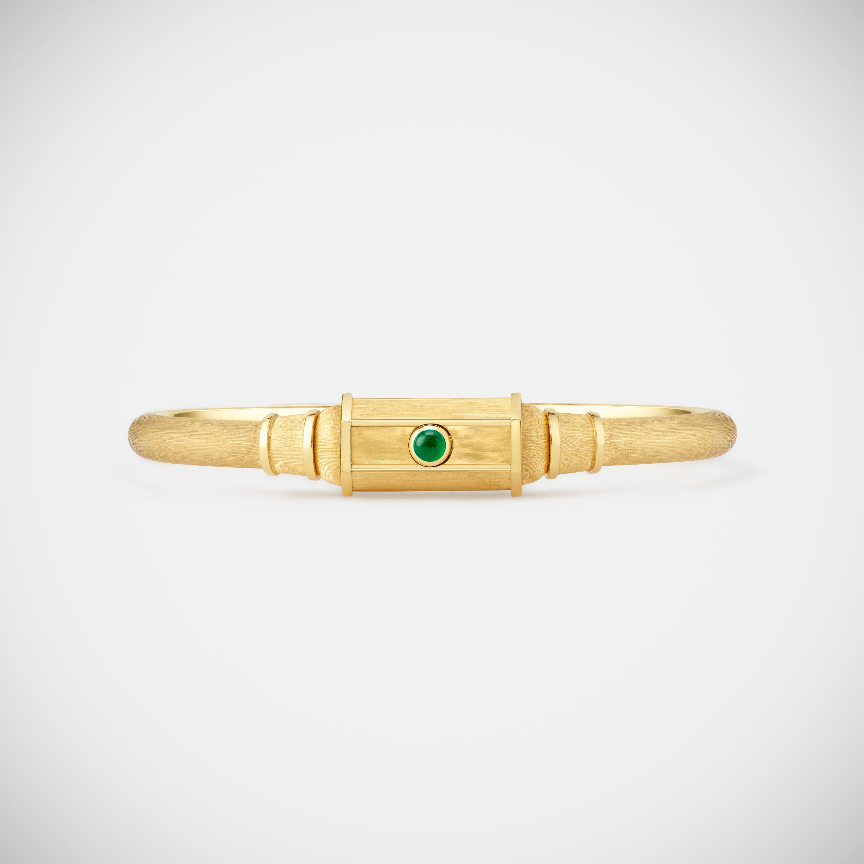 Marie Lichtenberg Staging Bracelet Emerald Baby Locket Bracelet