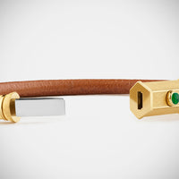 Marie Lichtenberg Staging Bracelet Emerald Lasso Baby Locket Bracelet