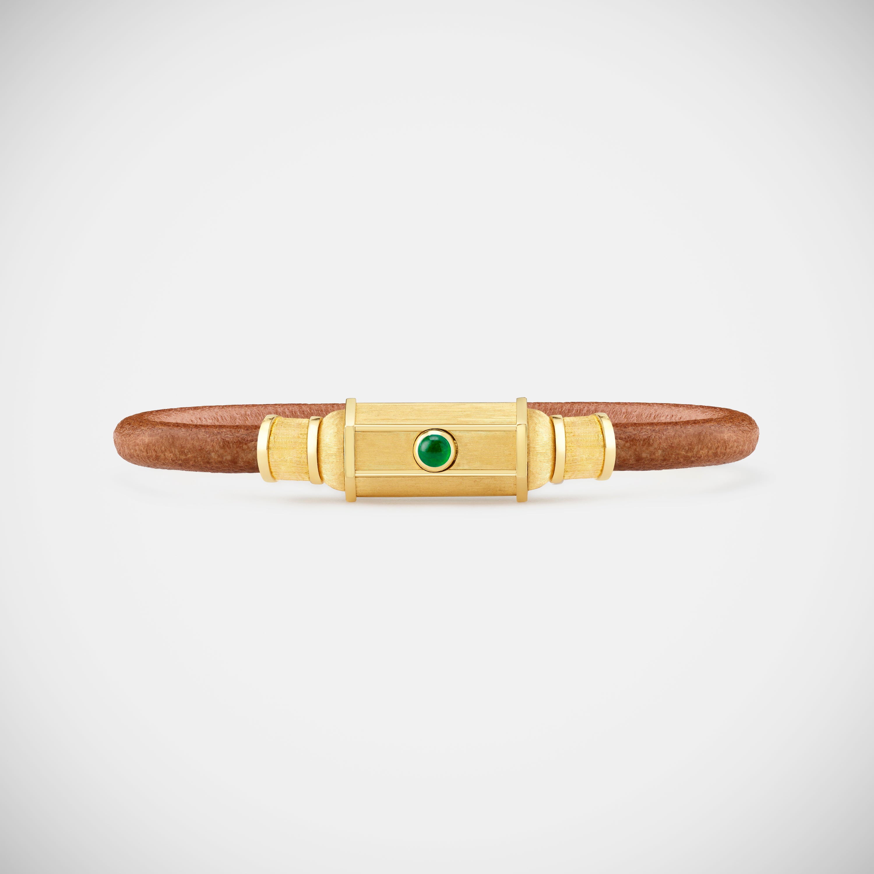 Marie Lichtenberg Staging Bracelet Emerald Lasso Baby Locket Bracelet