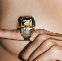 Marie Lichtenberg Staging Ring Engagement ring