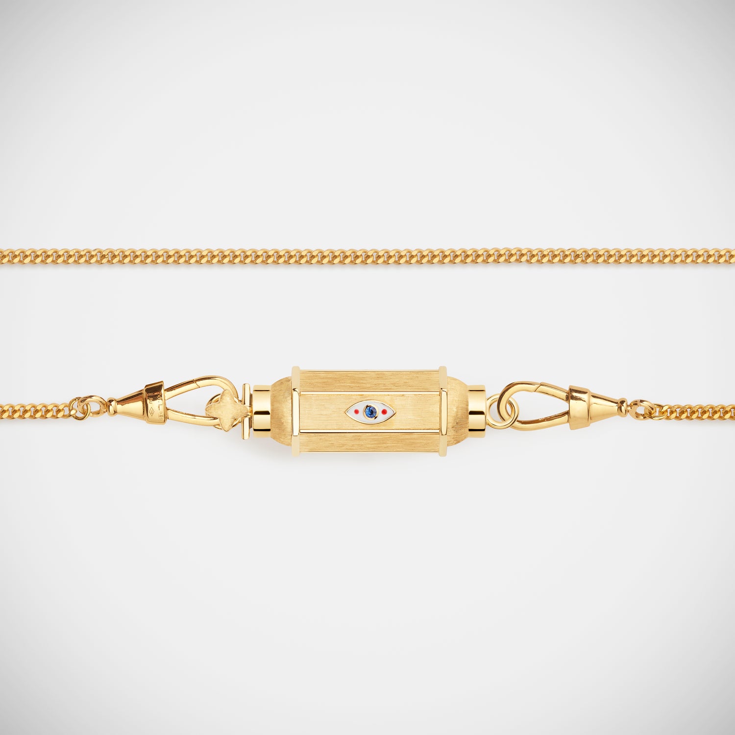 Marie Lichtenberg Staging Baby locket Evil Eye Baby Locket Necklace